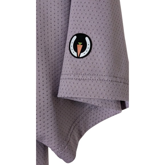 KERRITS 1/4 Zip Short Sleeve Tech Tee Wicking Dusty Lavender Women's Large‎ - Picture 6 of 11